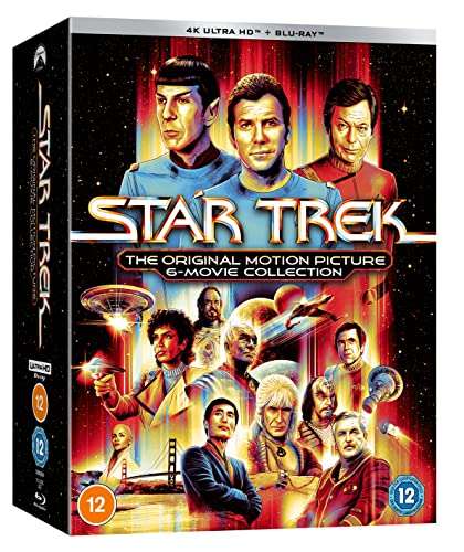 [Amazon UK] Star Trek: The Original Motion Picture Collection Teil 1 bis 6 (Kirk) - 4K Blurays - deutscher Ton