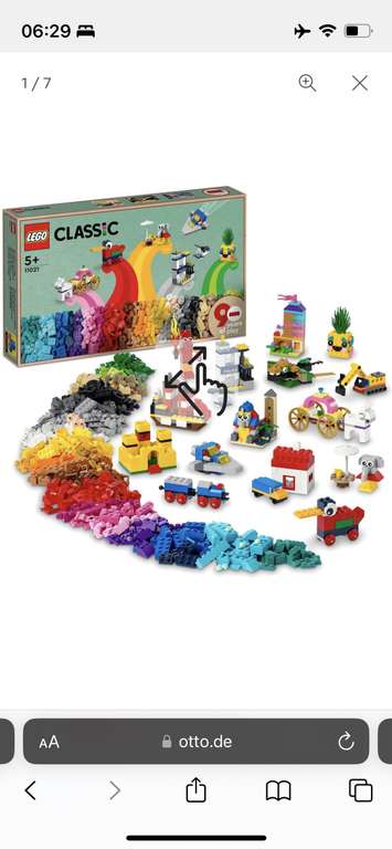LEGO Konstruktionsspielsteine »90 Jahre Spielspaß (11021), bei Quelle! Baur! Otto!