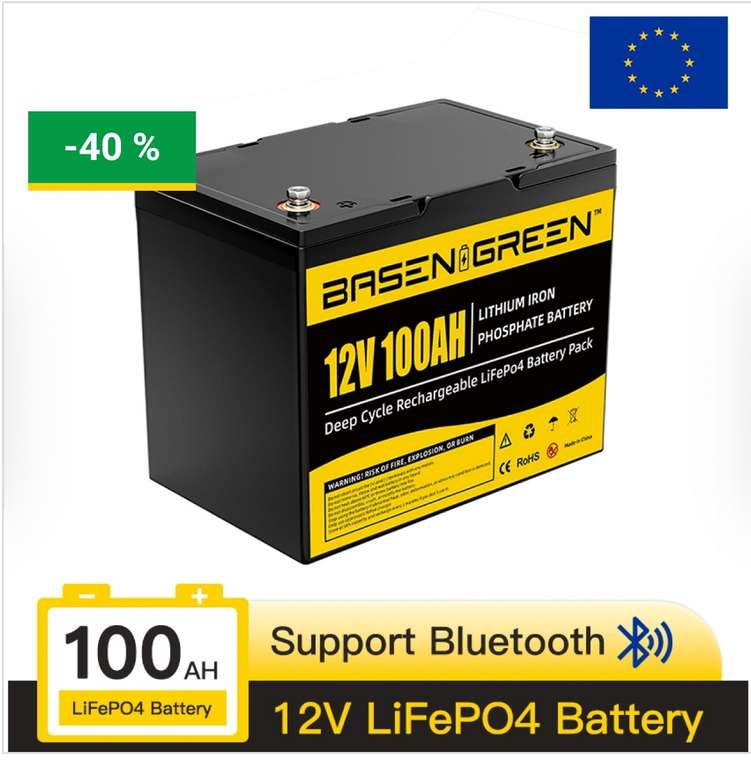 Green Basen 100Ah LifePo4 Batterie