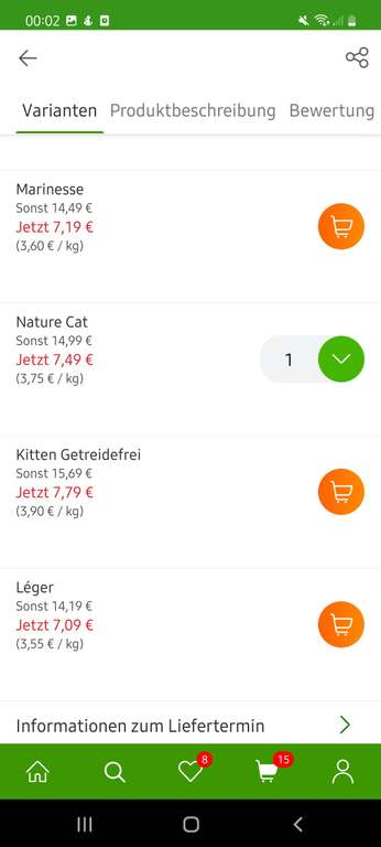 Zooplus 2x2kg Josera Katze Trockenfutter (ab 3,50€ pro kg) + 100g Schale Milkies