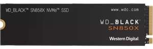 Western Digital WD BLACK SN850X NVMe SSD 2TB, M.2 2280/PCIe 4.0 x4/DRAM (PS5 kompatibel)