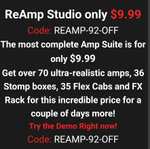 Audio Assault ReAmp Studio - 36 Stompboxes, 76 Amp Heads - VST AU AAX