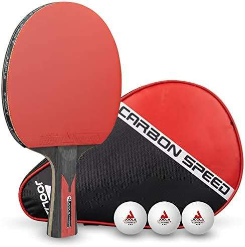JOOLA Tischtennis TT-Schläger Tischtennisschläger TT-Set Schläger Carbon 