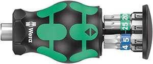 Wera Kraftform Kompakt Stubby 3 Schraubendreher mit Bit Magazin, 6-teilig (TX 15, 20, 25 & Inbus 3, 4&5)KS Tools Flach-Nadelfeile (Prime)