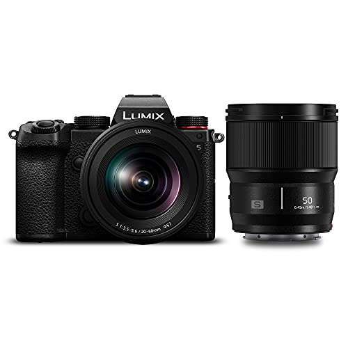 Panasonic Lumix S5 Systemkamera inkl. S 20-60mm F3,5-5,6 & S 50mm F1,8 Objektiv