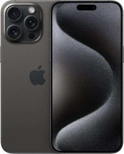 Apple iPhone 15 Pro Max - 256GB - Titan Schwarz (Differenzbesteuert)