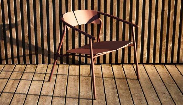 Outdoor Lounge Sessel von AYTM Novo, Farbe: Lebkuchen, Design: Rasmus Falkenberg [Bestsecret]