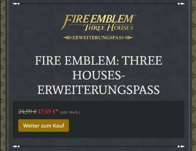 Fire Emblem: Three Houses: Fahle Schatten DLC / Erweiterungspass