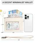 (Prime) Geldbörse Damen Klein, PU Leder Kreditkartenetui RFID Schutz