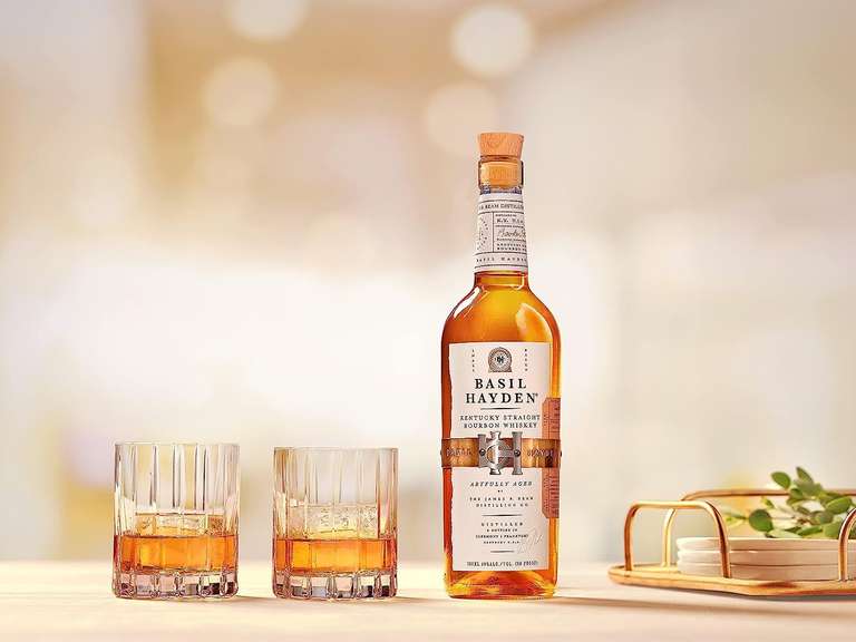 Basil Hayden's 8 Jahre | Kentucky Straight Bourbon Whisky | sanfter Geschmack mit einem würzigen Finish | 40% Vol. | 700ml