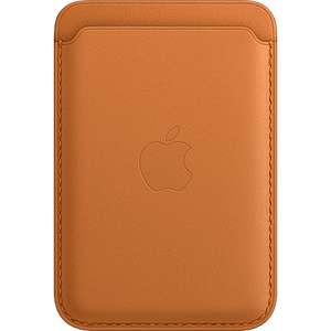 Apple Leder Wallet mit MagSafe (Aktuell Goldbraun, Sattelbraun & Baltischblau)