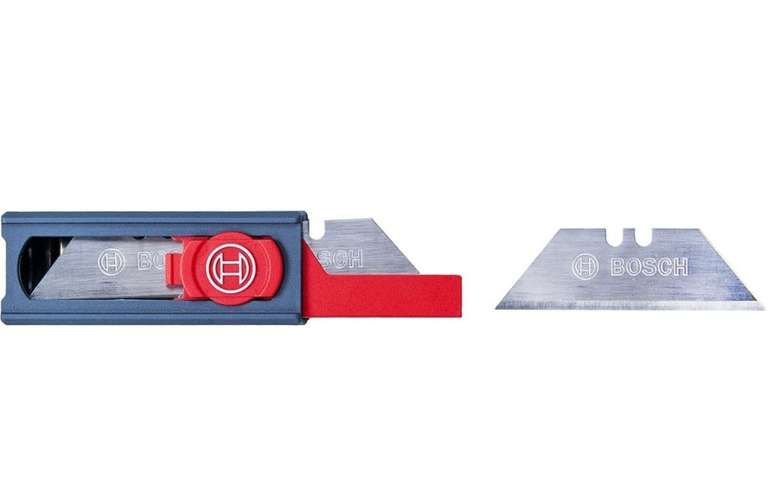 Bosch Professinal Universal Messer mit ausziehbarer Klinge und 10 tlg. Klingen Set PRIME
