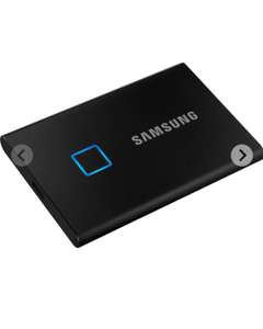 [Saturn/Media Markt]SAMSUNG Portable SSD T7 Touch PC/Mac Festplatte, 2 TB SSD, extern, Schwarz