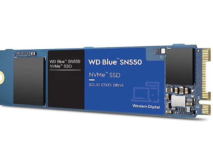 Western Digital WD Blue SN 550 2TB PCIe NVMe SSD