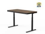 [Flexispot] Höhenverstellbarer Schreibtisch Q8 mit Bambus-Tischplatte (140×70cm, Traglast 100kg)