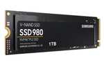 Samsung %Sale 980 Interne NVMe SSD 1 TB M.2 2280 PCIe 3.0 V-NAND TLC