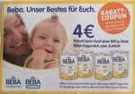 [Kaufland] 4€ Rabatt für den Kauf einer 800g-Dose BEBA Folgemilch oder Junior