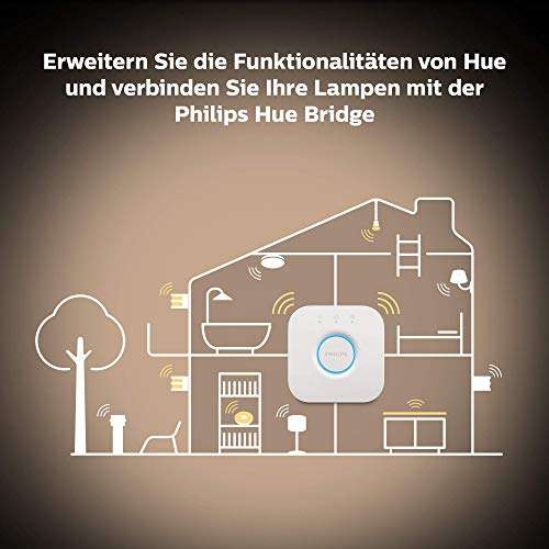 Philips Hue White Ambiance 800 LED-Bulb E27 6W, 4er-Pack