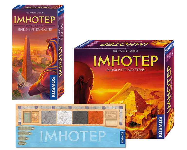 Imhotep Erweiterung "Eine neue Dynastie" / Brettspiel / Gesellschaftsspiel / Kosmos / bgg 7.8