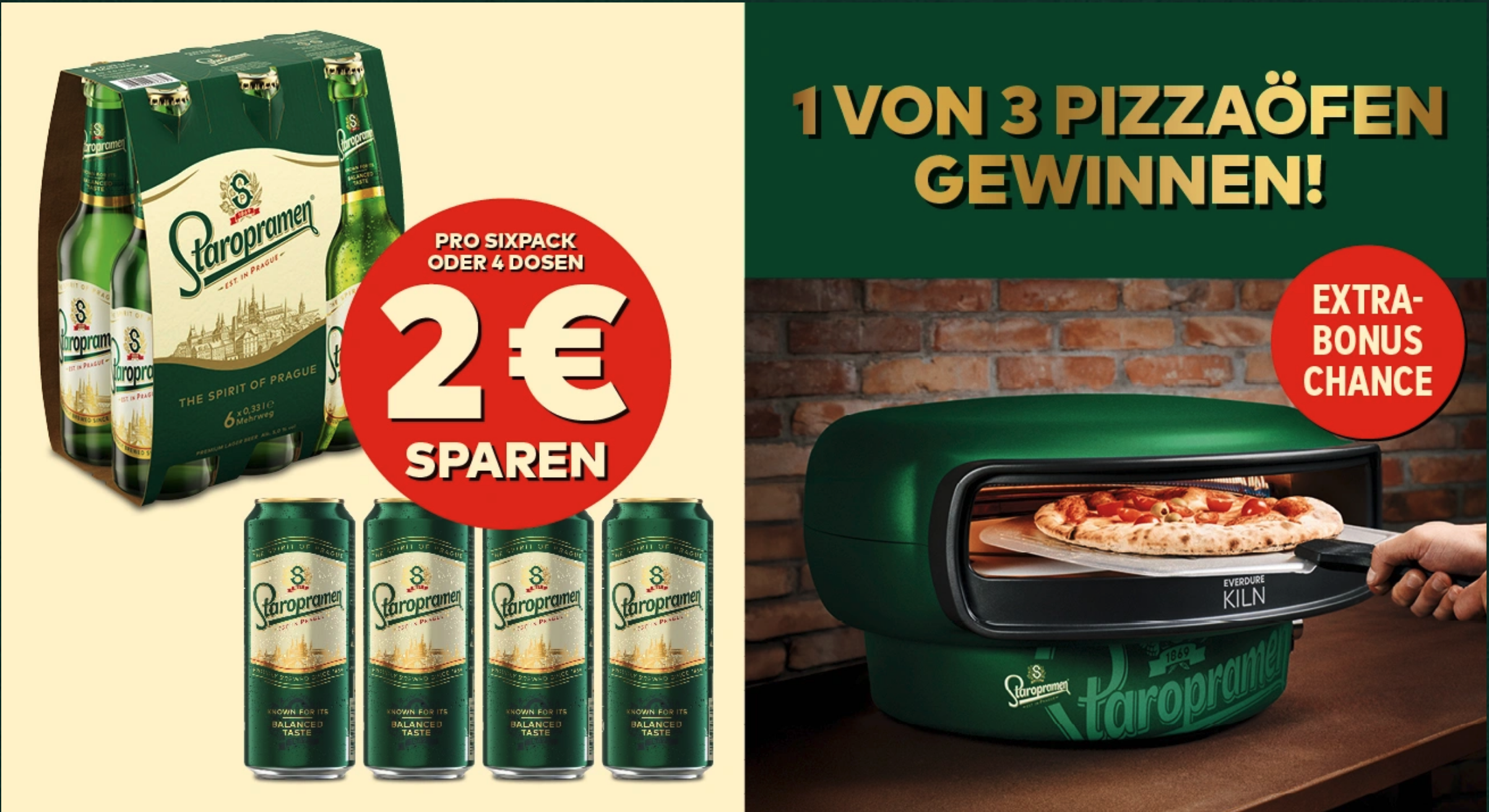 STAROPRAMEN CASHBACK 2 € pro SixPack