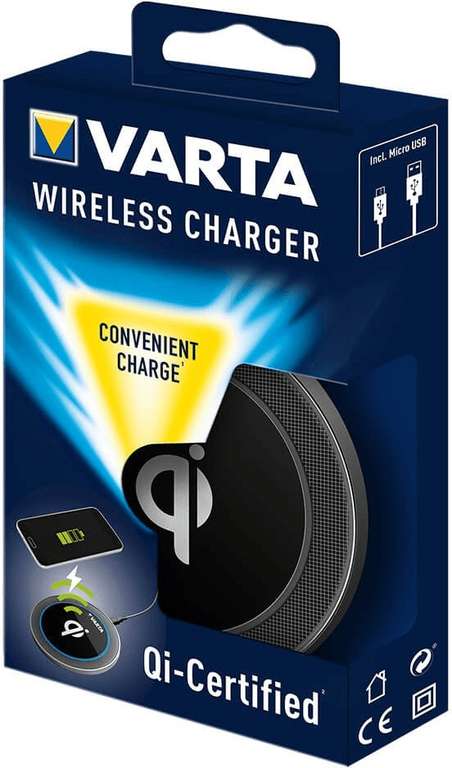 Varta Wireless Charger II, Induktionsladegerät, Kabelloses Ladegerät