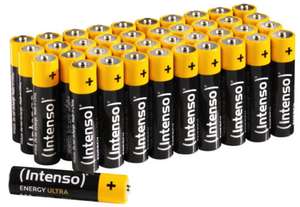 40 Stück Intenso Energy Ultra AAA Alkaline (1.5 Volt, 1250 mAh) für 6,99€ inkl. Versand / 17ct pro Stück