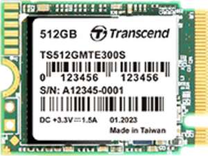512 GB SSD Transcend MTE300S SSD, M.2/M-Key (PCIe 3.0 x4) 2230 zb für Steam Deck