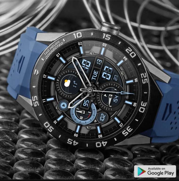 (Google Play Store) WFP 301 modern watch face (WearOS watchface)
