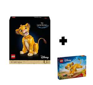 LEGO Disney Bundle 43247 Simba und 43243 kleiner Simba, Einzeln für 115,48€ oder mit exklusiven MOC für 134,98€ (Lieferung ab 1.6.)