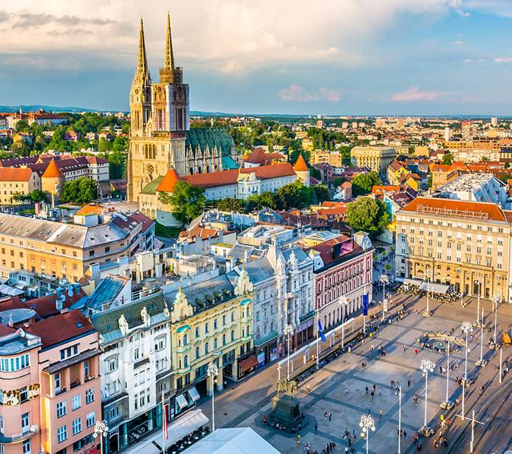 Zagreb (Kroatien): Hin- und Rückflug von Dortmund ab 9,90€