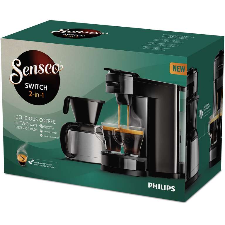 PHILIPS HD6592/64 Domestic Appliances Senseo Switch Pad und Filterkaffeemaschine
