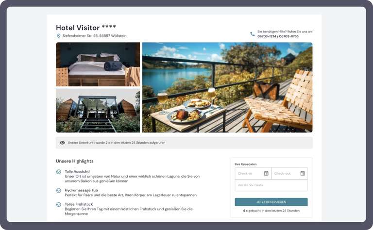 Visitor Hotelsoftware: 60 statt 30 Tage kostenfreier Test & 30% Discount auf Jahresabo