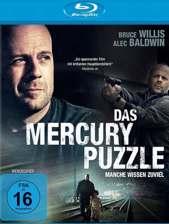 [Mediadealer] Das Mercury Puzzle (1998) - Bluray - Bruce Willis, Alec Baldwin