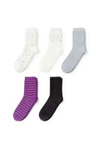 5er Multipack Damen- / Kindersocken | bunte Socken in Gr. 35 -42, 1 €/Paar, mindestens 70 % Baumwollanteil