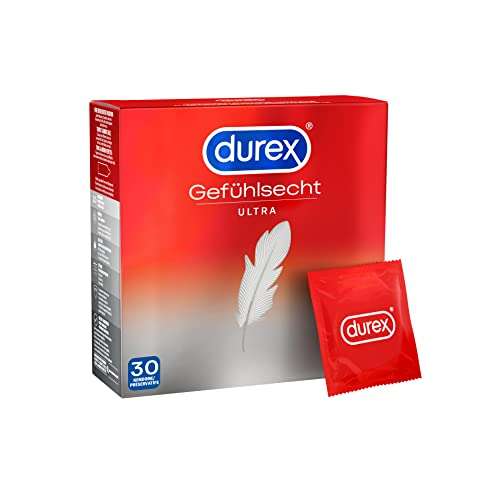 Kondome Durex Gefühlsecht Ultra 30St. (PRIME Sparabo | Personalisiert)