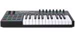 Alesis VI25 Advanced USB/MIDI Keyboard Controller mit 25 leicht gewichteten anschlagdynamischen Pianotasten