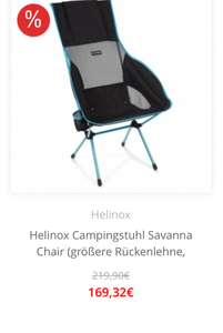 Helinox Outdoor Equipment z.B. Helinox Savanna Chair