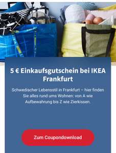 Mainova Strom und Gas Vorteilswelt Kunden 5€ Einkaufsgutschein bei IKEA Frankfurt