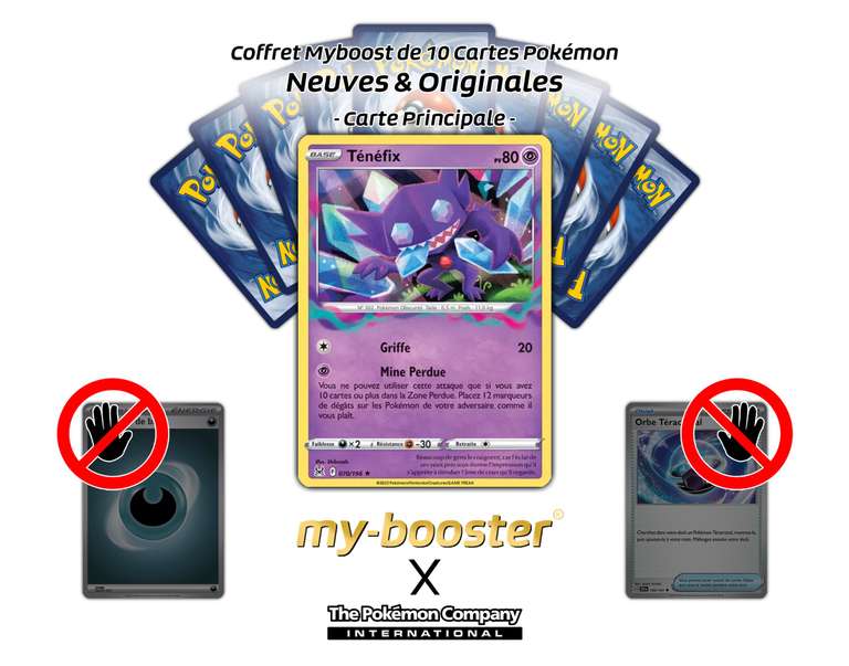 My-booster Pokémon Karten-Booster SV01-FR-MB-080 – 10 Französische Karten Pro Box – Inkl. Miraidon Holo/Reverse