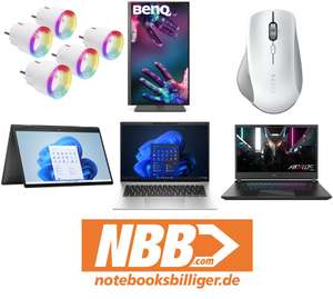 NBB-Wochenangebote [05/24]: 5x Shelly Plus Plug S | Razer Pro Click | BenQ PD2705U | HP Envy x360 15 | EliteBook 840 G10 | Gigabyte Aorus 15