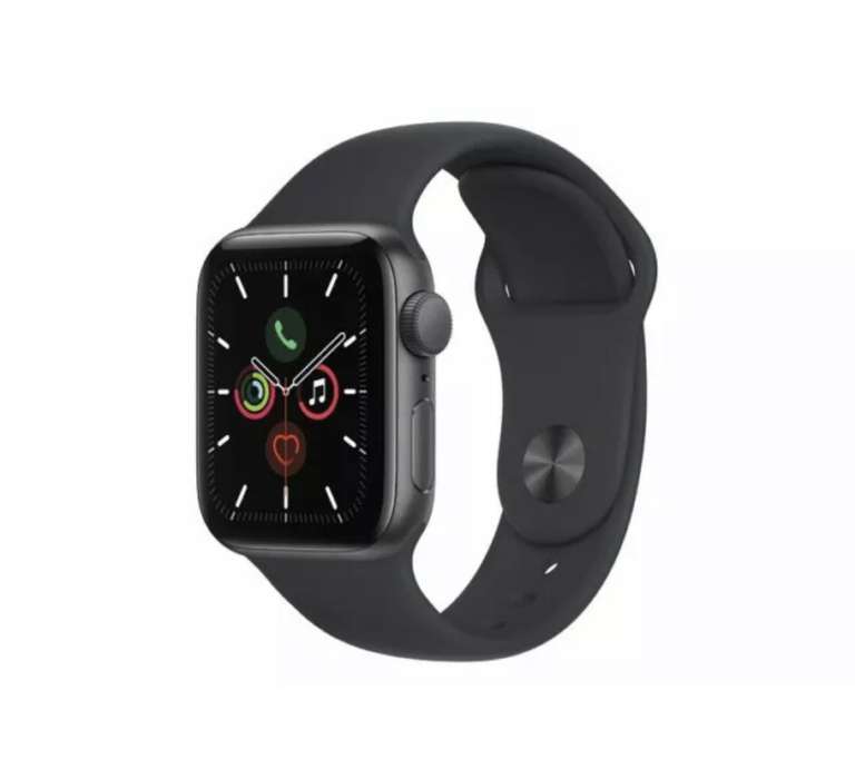 Apple Watch SE 40mm spacegrau Sportarmband mitternacht