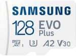 [Amazon prime/Otto] 128GB Samsung EVO Plus microSD Speicherkarte, UHS-I U3, Full HD, 130MB/s, für Smartphone und Tablet, inkl. SD-Adapter