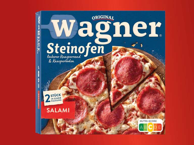 [Lidl] Wagner Steinofen Pizza, Doppelpack 2,99 Eur (2x320g)