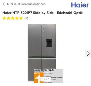 Haier HTF-520IP7 Side-by-Side Frenchdoor Kühl/Gefrierkombination