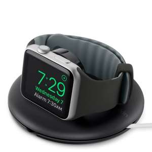 Belkin Ladedock für unterwegs für die Apple Watch Series SE, 7, 6, 5, 4, 3, 2, 1 (Ladekabel separat erhältlich) F8J218bt Schwarz