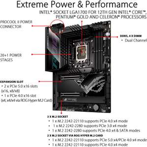 ASUS ROG MAXIMUS Z690 HERO Gaming Mainboard Sockel Intel LGA 1700 (Gebraucht „gut“ 432€)