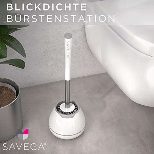 SAVEGA - Das Original - Hygienische Klobürste aus Silikon - Prime
