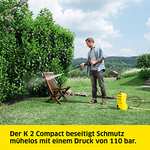 Kärcher Hochdruckreiniger K 2 Compact Car & Home, Druck: max. 110 bar, Home & Car Kit, Hochdruckpistole, Dreckfräser, Strahlrohr