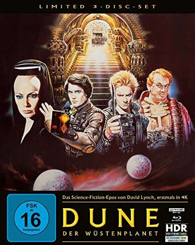 Dune - Der Wüstenplanet (1984) von David Lynch [4K UHD + Blu-ray] Mediabook (Amazon Prime)