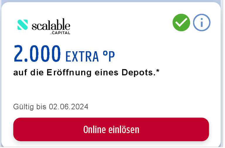 [Scalable + Payback] 2.500 Punkte (25€) für Depoteröffnung, 4% p.a. für 4 Monate bis 1 Mio. € im PRIME+ Broker, Neukunden, personalisiert
